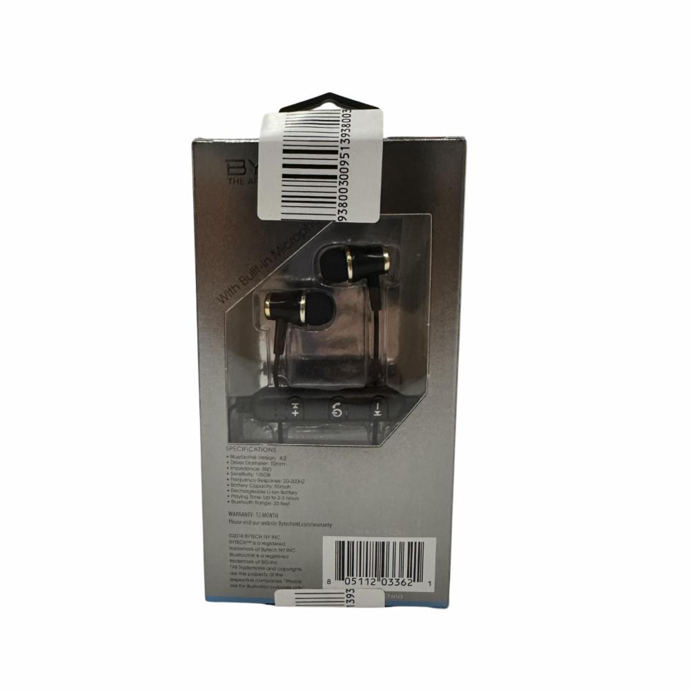 Audífonos Universal BY-AU-BE-110-BK BYTECH Wireless - Imagen 2