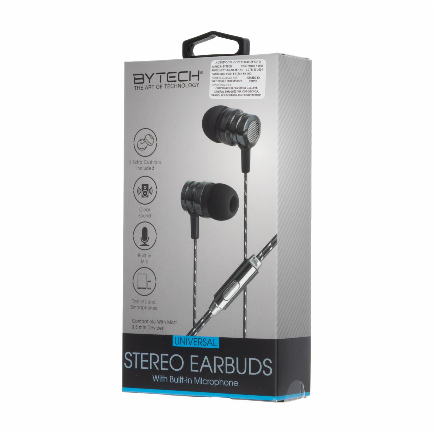 Audífonos Universal BY-AU-EB-167-AC BYTECH Con Cable - Imagen 3