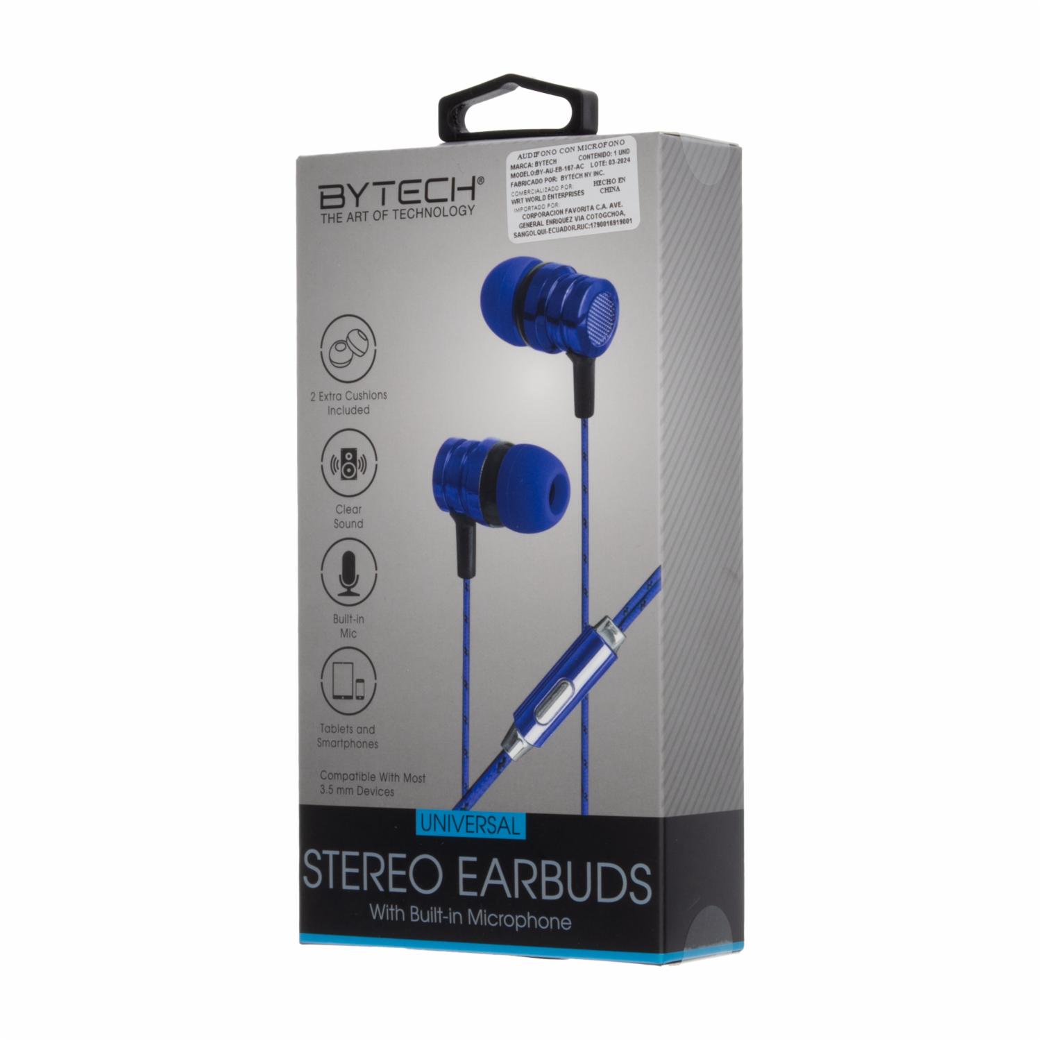 Audífonos Universal BY-AU-EB-167-AC BYTECH Con Cable - Imagen 4