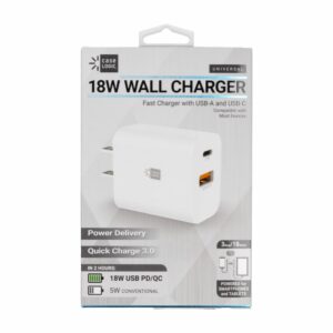 Cargador De Pared USB Tipo C Blanco BYTECH 18 W