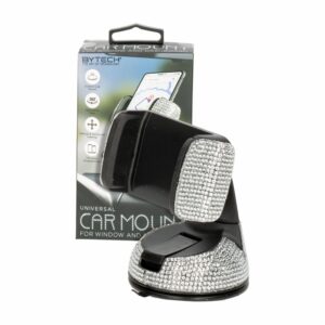 Soporte De Celular Para Auto Con Brillos Con Ventosas BYTECH Unidad