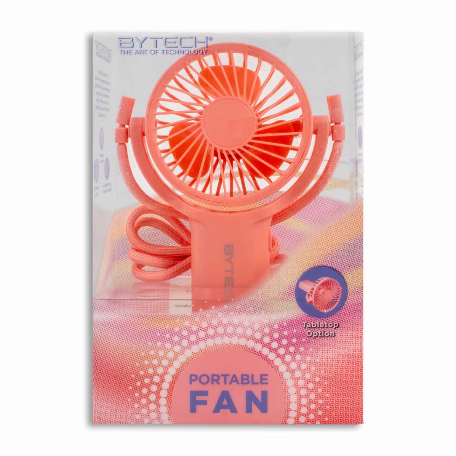 Ventilador De Mano Portable BYTECH BY-MC-FN-102-AC - Imagen 3