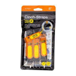 Cinta Amarracable Negra WRAP IT X9 Uds