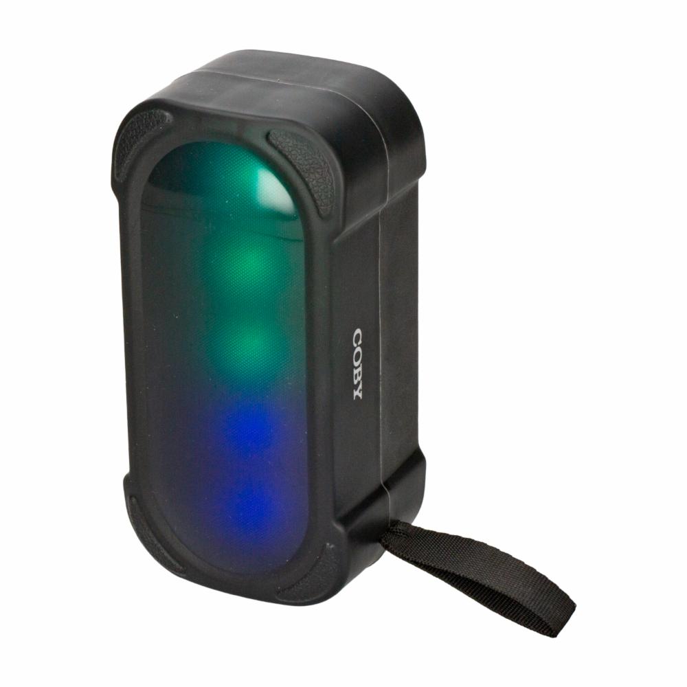 Mini Parlante Luces CSTW525BK COBY Negro - Imagen 3