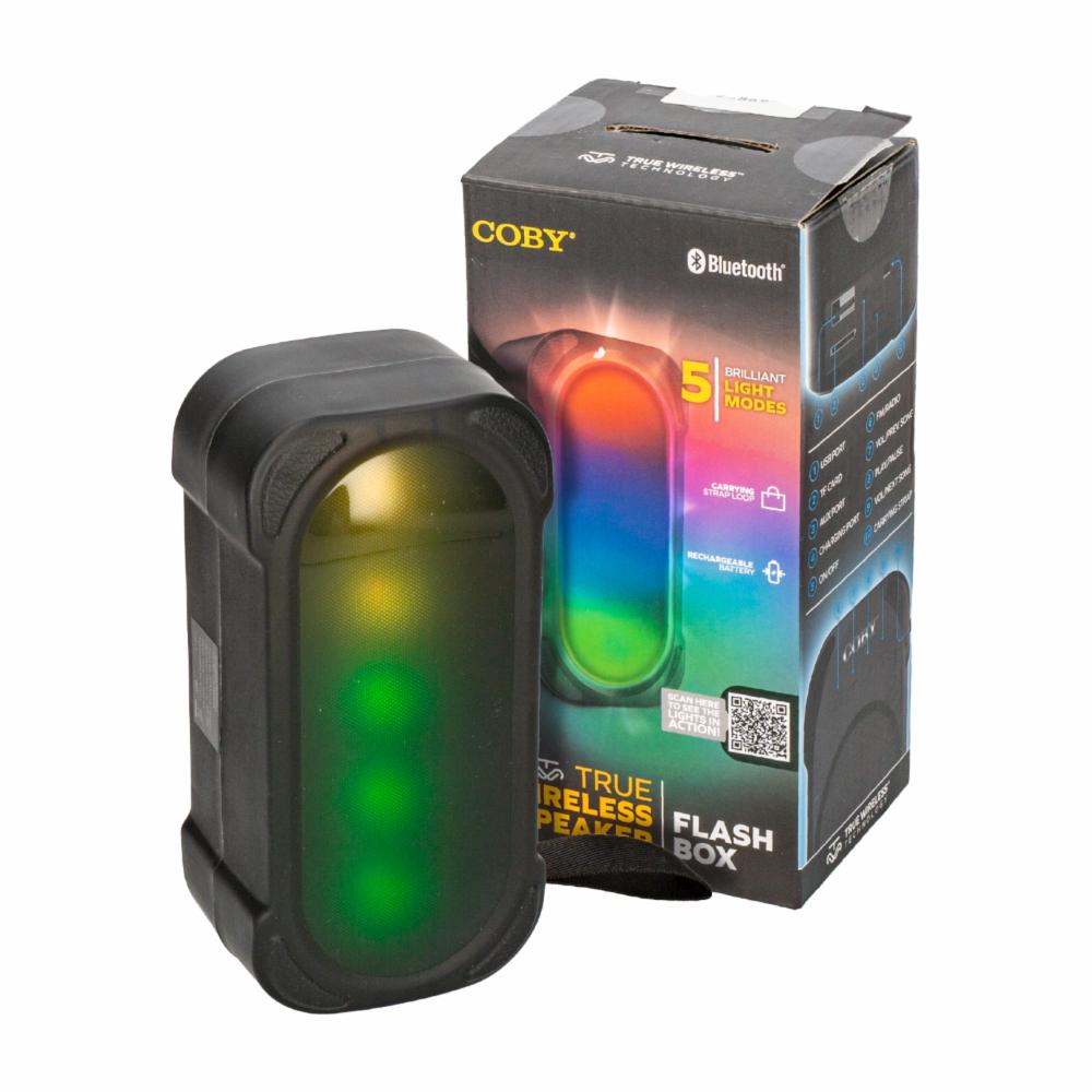 Mini Parlante Luces CSTW525BK COBY Negro - Imagen 4