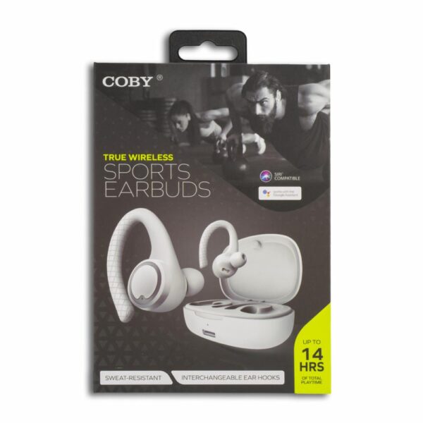 Audífonos Sport CETW572WH COBY Wireless