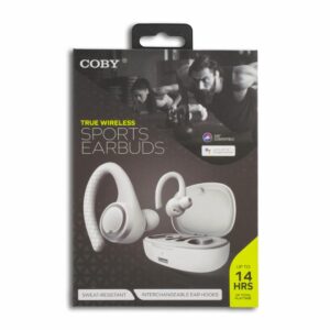 Audífonos Sport CETW572WH COBY Wireless