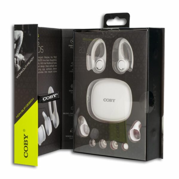 Audífonos Sport CETW572WH COBY Wireless - Imagen 3