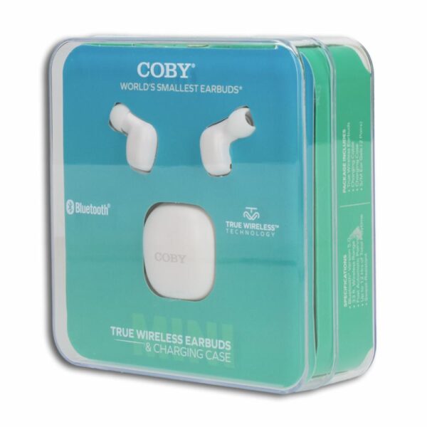 Mini Audífonos CETW536WH COBY Bluetooth - Imagen 4