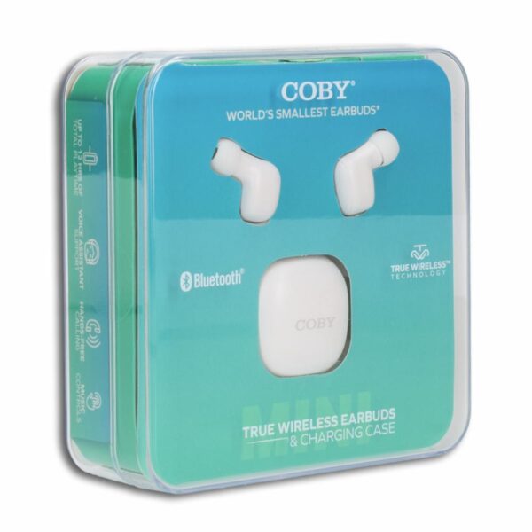 Mini Audífonos CETW536WH COBY Bluetooth - Imagen 5