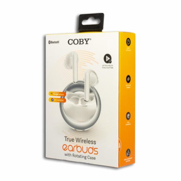 Audífonos Rotación Anillo CETW532WH COBY Bluetooth - Imagen 3