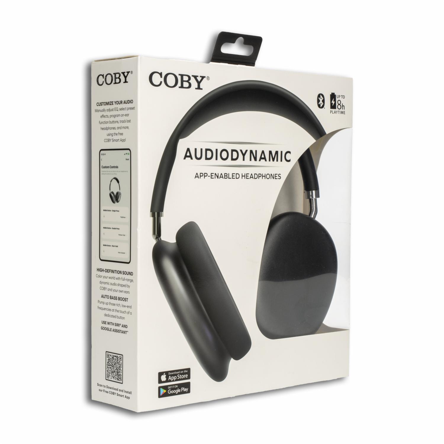 Audífonos Audiodynamic CHBT845BK COBY Bluetooth - Imagen 4