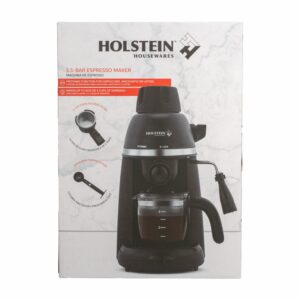 Cafetera Eléctrica Expreso 3.5 Bar HH-09101046B HOLSTEIN 4 Tazas