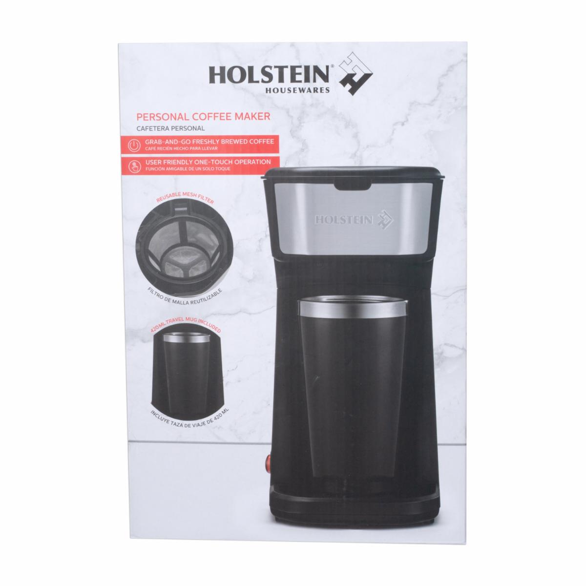 Cafetera Eléctrica Personal HH-09101050B HOLSTEIN 1 Taza