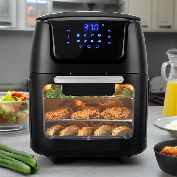 Air Fryer 1700 Watts 3 Digital HH-09202013B HOLSTEIN 12 Litros - Imagen 4