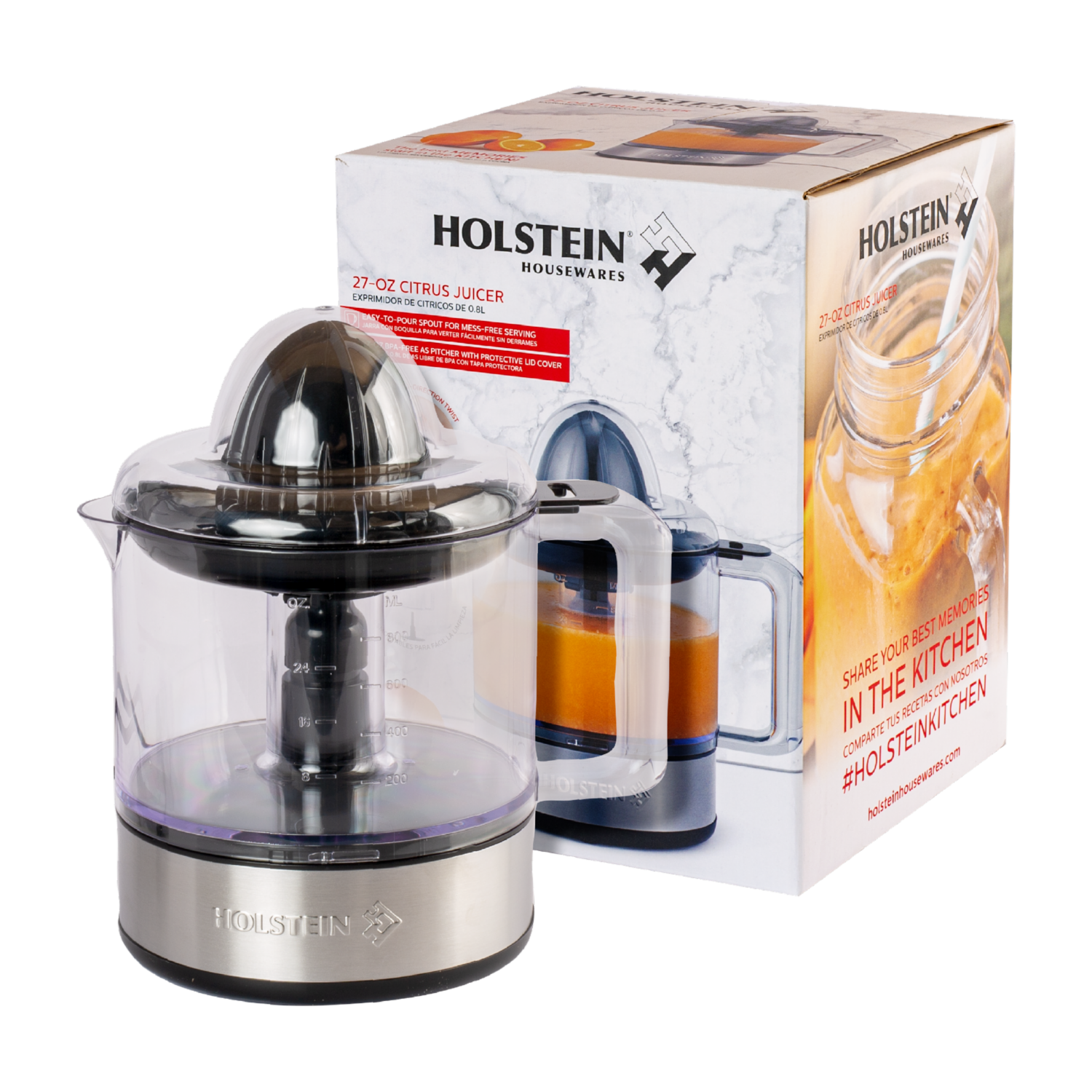 Exprimidor De Cítricos 27oz Modelo: Hh-09101036b HOLSTEIN 110 Watts