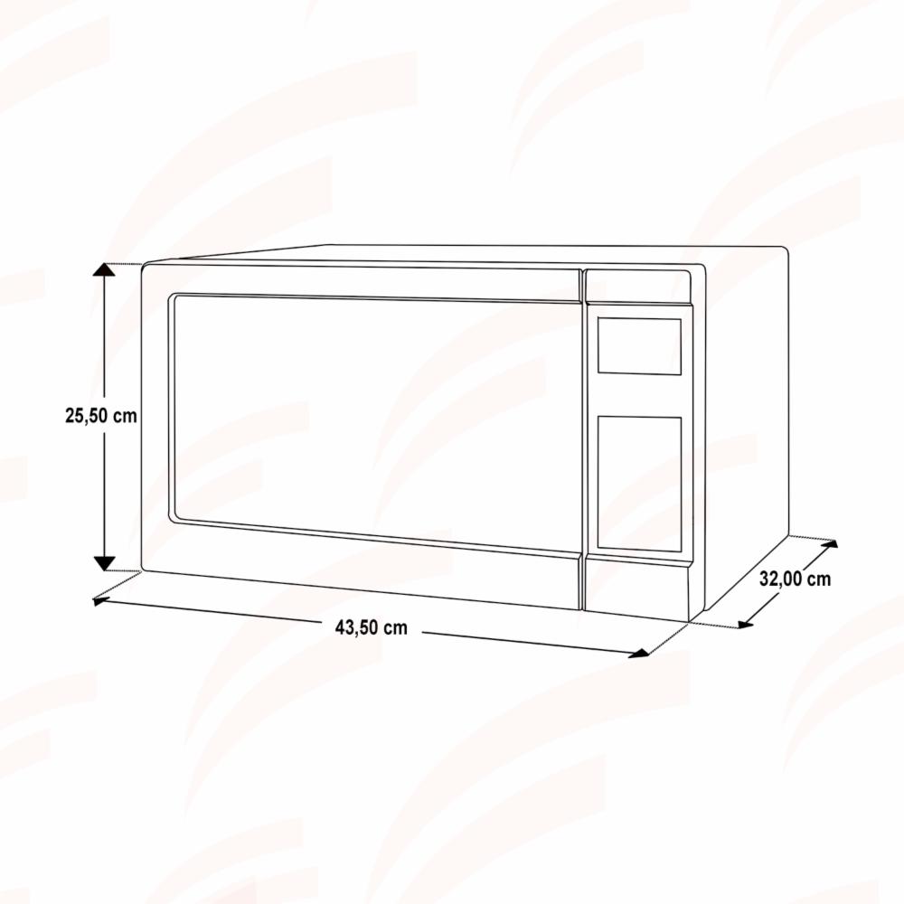 Microondas 700 Watts HH-09234002S HOLSTEIN 20 Litros - Imagen 7