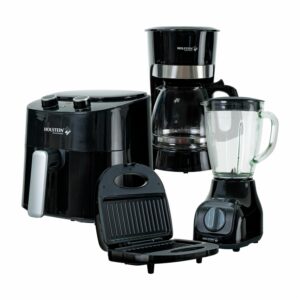 Combo De Cocina Cafetera + Sanduchera + Licuadora + Air Frier HOLSTEIN Set X 4