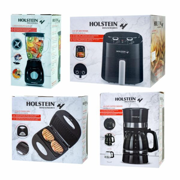 Combo De Cocina Cafetera + Sanduchera + Licuadora + Air Frier HOLSTEIN Set X 4 - Imagen 6
