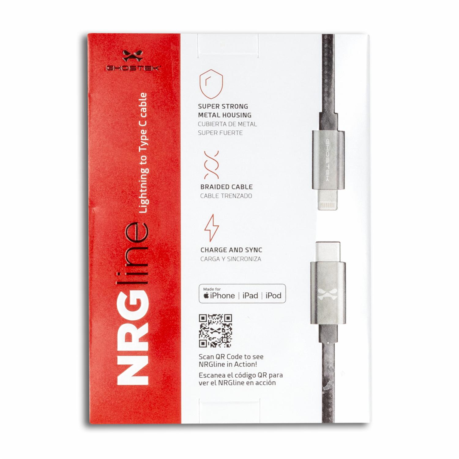 Cable Usb C MF1 Gris GHOSTEK 10 Pies - Imagen 2