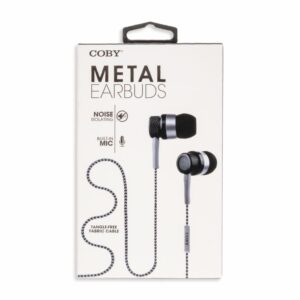 Audífonos Metal CVE200BK COBY Con Cable