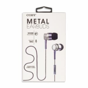 Audífonos Earbuds Metal CVE200SL COBY Con Cable