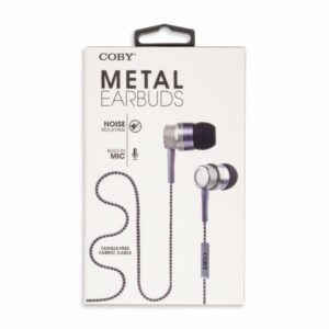 Audífonos Earbuds Metal CVE200SL COBY Con Cable