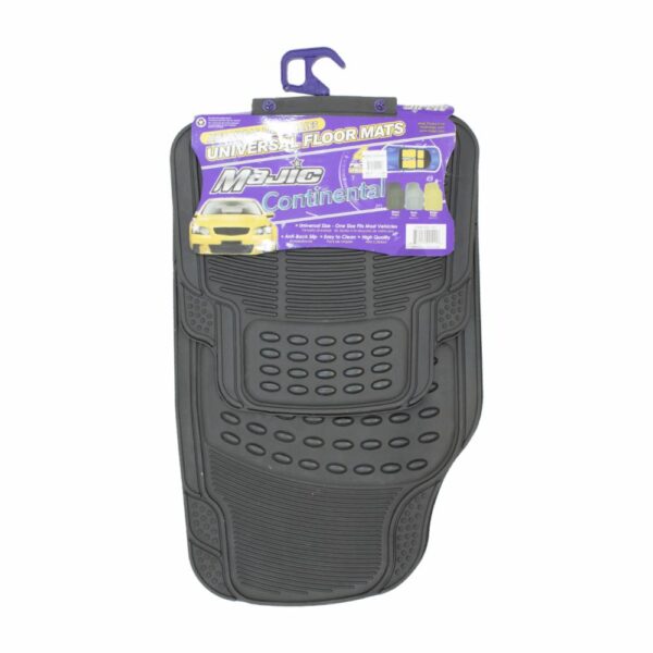 Juego De Alfombras Tipo Auto Goma Continental 4 Piezas MAJIC Unidad