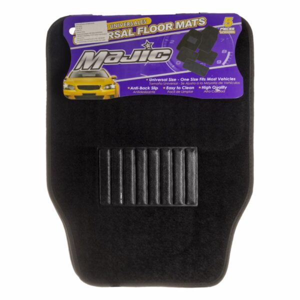 Alfombra De Goma 4pcs Negra MAJIC Unidad