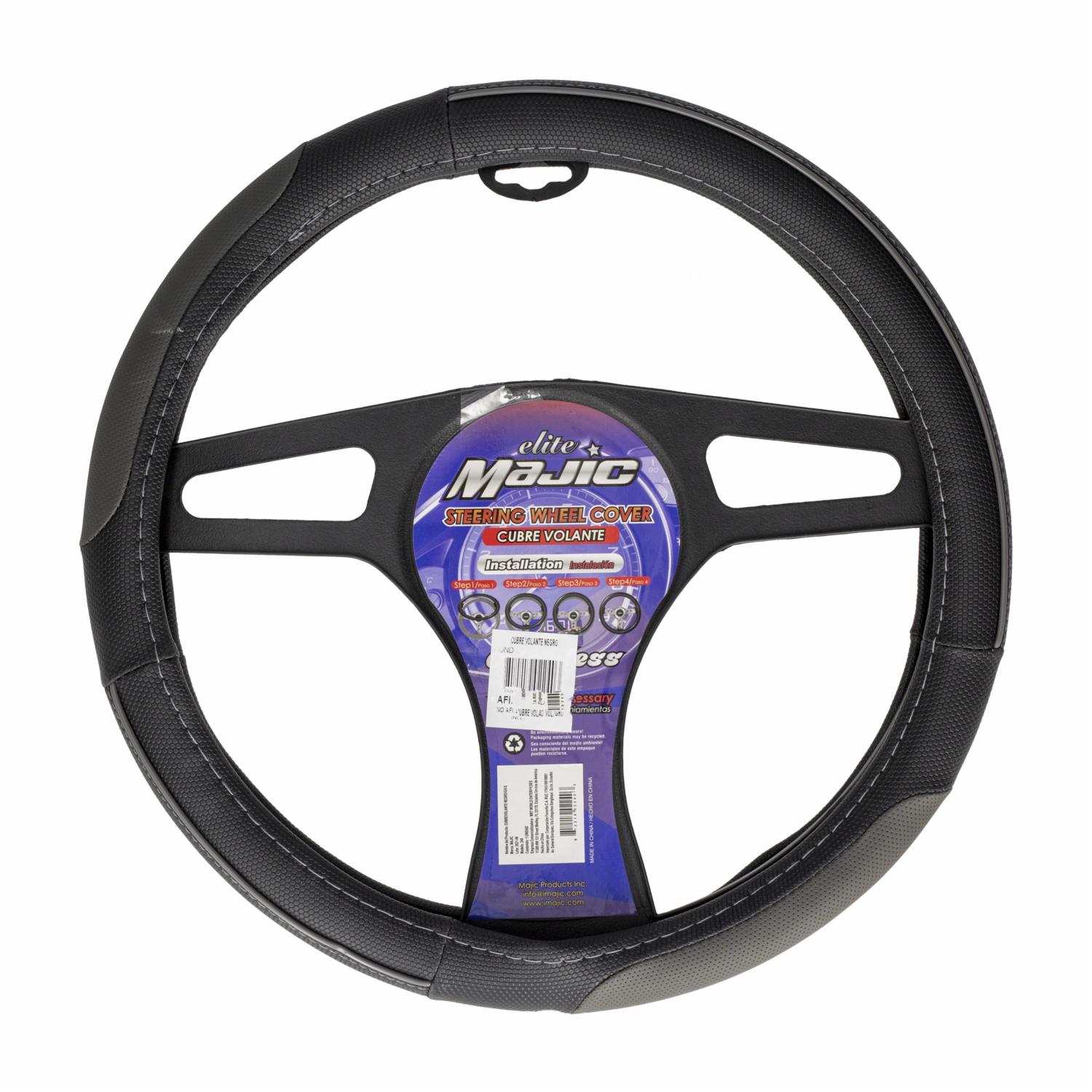 Cubre De Volante Negro MAJIC Unidad - Imagen 2