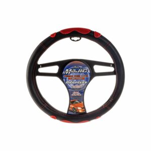 Cubre De Volante Negro- Rojo MAJIC Unidad