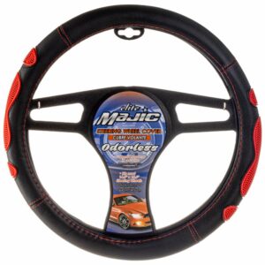 Cubre De Volante Ultra Grip Ng/rojo MAJIC Unidad