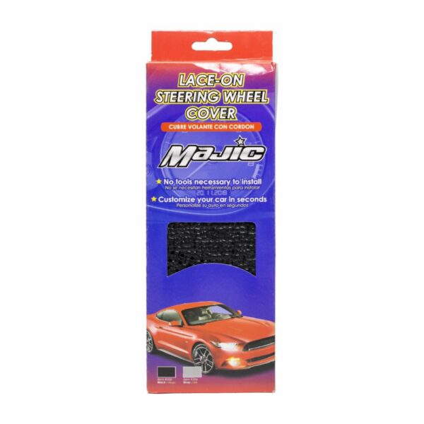 Cubre Volante Con Cordón Negro MAJIC Unidad