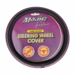 Cobertor De Volante Color Negro Y Rosa MAJIC Unidad