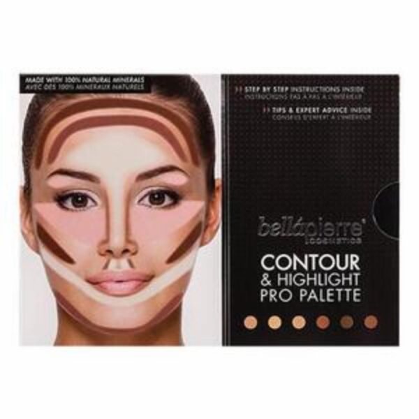 Contorno Facial Paleta De Colores BELLAPIERRE COSMETICS Unidad