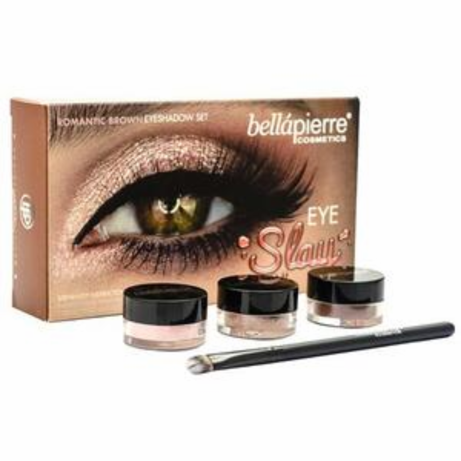 Sombras De Ojos Saly Romantic Brown BELLÁPIERRE COSMETICS Unidad - Imagen 2