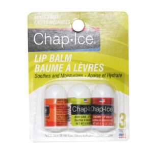 Bálsamo Labial CHAP-ICE Por 3 Uds