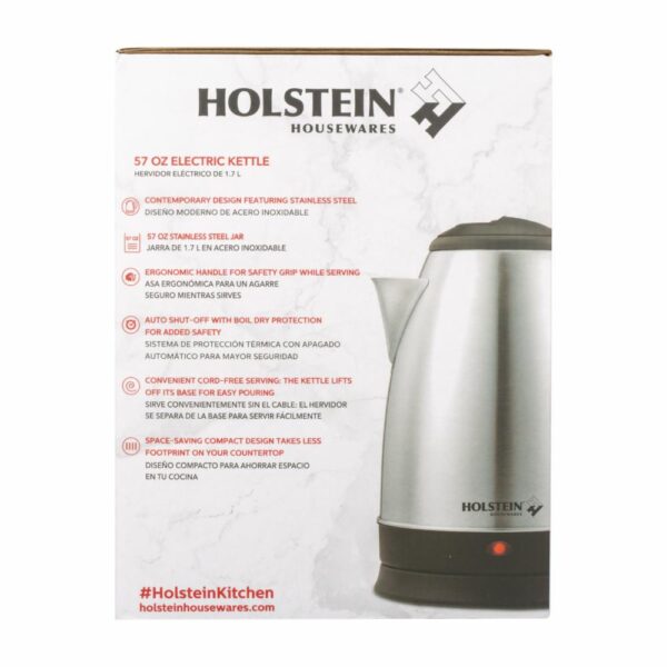 Hervidor De Agua Eléctrico HOLSTEIN 1.8 Litros - Imagen 4