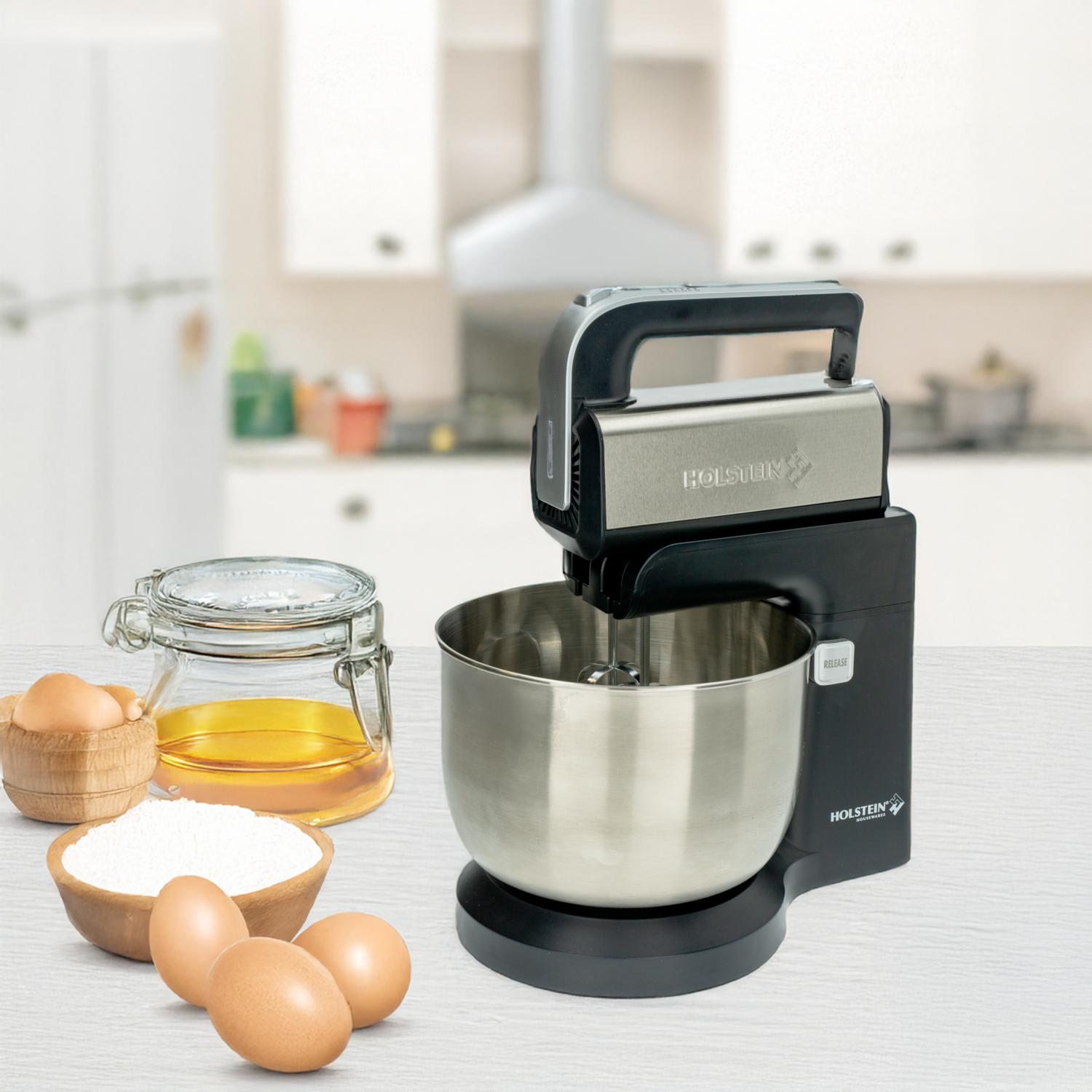 Batidora Manual Con Soporte Y Luz Led Modelo HH-09200003S HOLSTEIN 5 Velocidades - Imagen 3