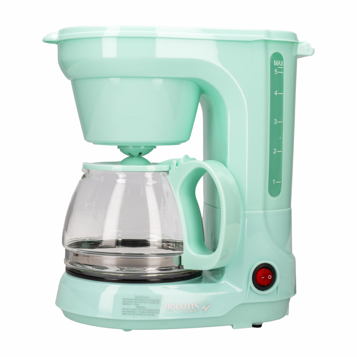 Cafetera Eléctrica Con Sistema Antigoteo HH-0914701I HOLSTEIN 5 Tazas