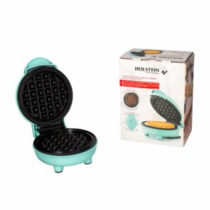 Waflera Electrica Personal Color Menta De 10 Cm Modelo:HH-09125016I HOLSTEIN 350 Watts