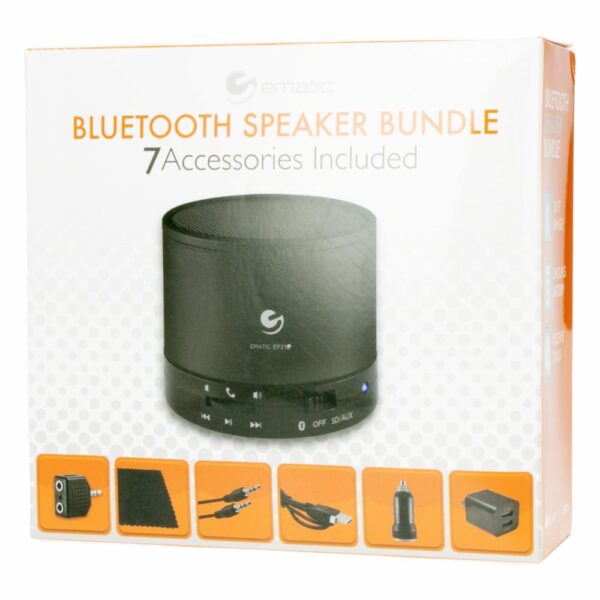 Kit Parlante Portátil Contiene 7 Accesorios EMATIC Negro - Imagen 3
