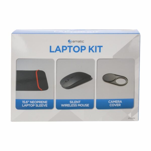 Kit Para Computadora Con Funda, Mouse Inalámbrico Y Cubierta Para Cámara SLY 15" - Imagen 5