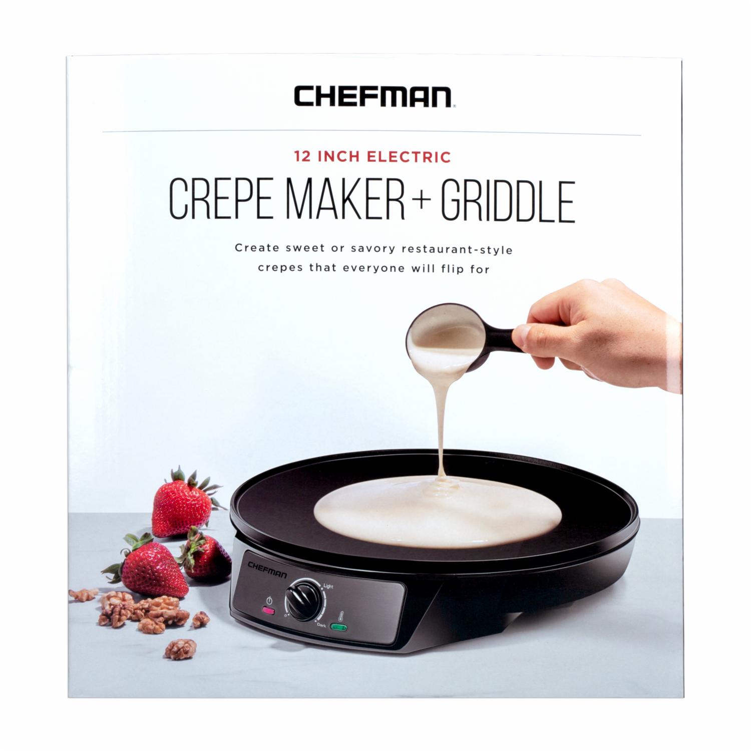 Crepera Eléctrica Modelo RJ33-C-V2-MX CHEFMAN 110 V - Imagen 4