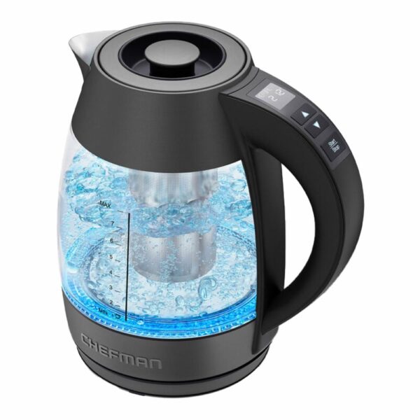 Hervidor De Agua Eléctrico De Vidrio CHEFMAN 8 Tazas - Imagen 2