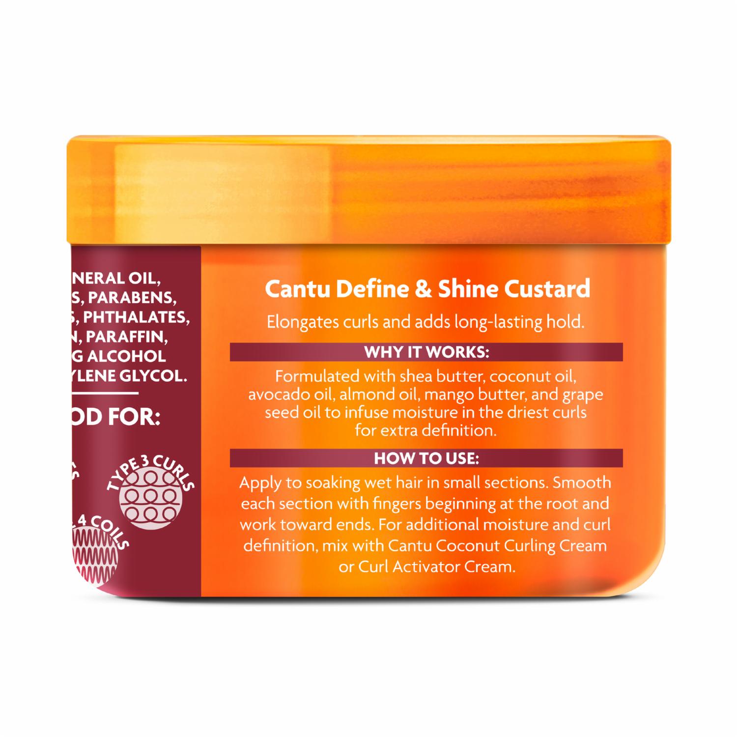 Crema De Peinar Rizos Define/Brillo CANTU 340 G - Imagen 2