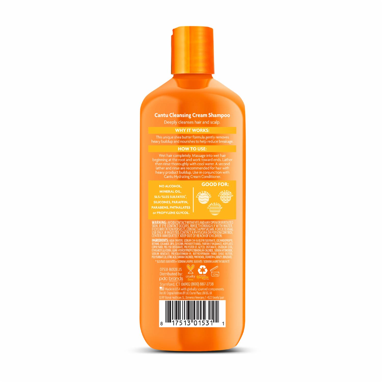 Shampoo De Rizos Shea Butter CANTU 400 Ml - Imagen 2