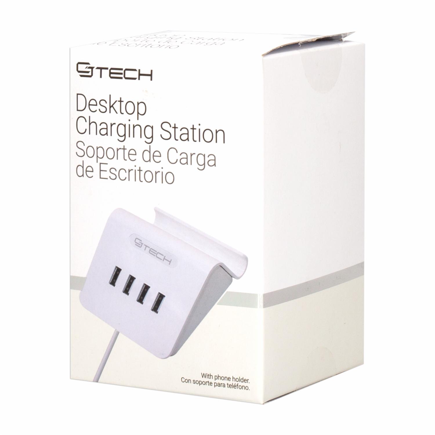 Estación De Carga De Escritorio CJ GLOBAL 4 Puertos - Imagen 3