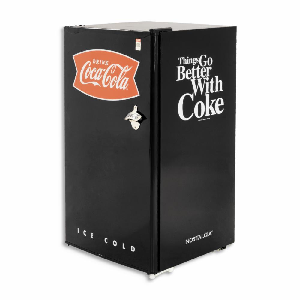 Frigobar Negro Coca Cola CRF32BKCK NOSTALGIA 92 Litros - Imagen 2