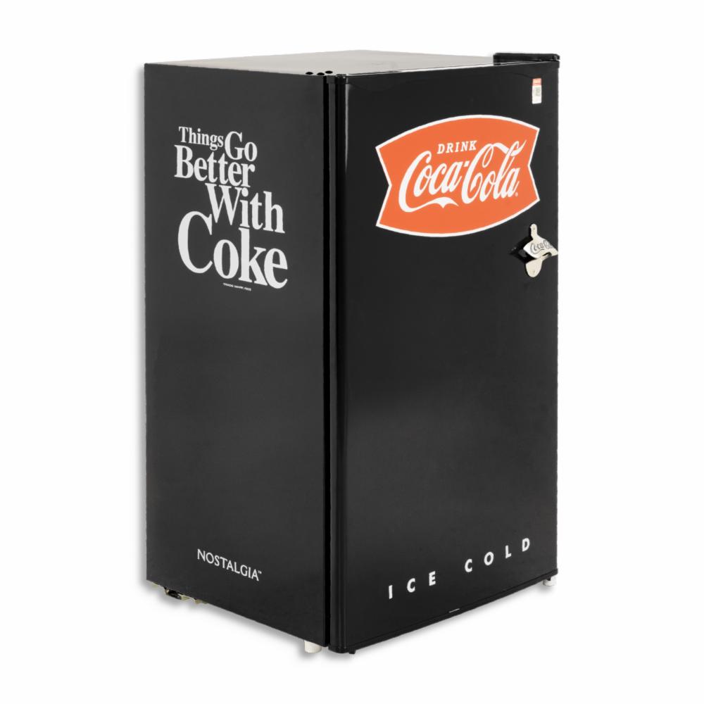 Frigobar Negro Coca Cola CRF32BKCK NOSTALGIA 92 Litros - Imagen 3